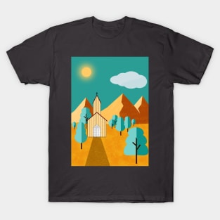 landscape with church T-Shirt